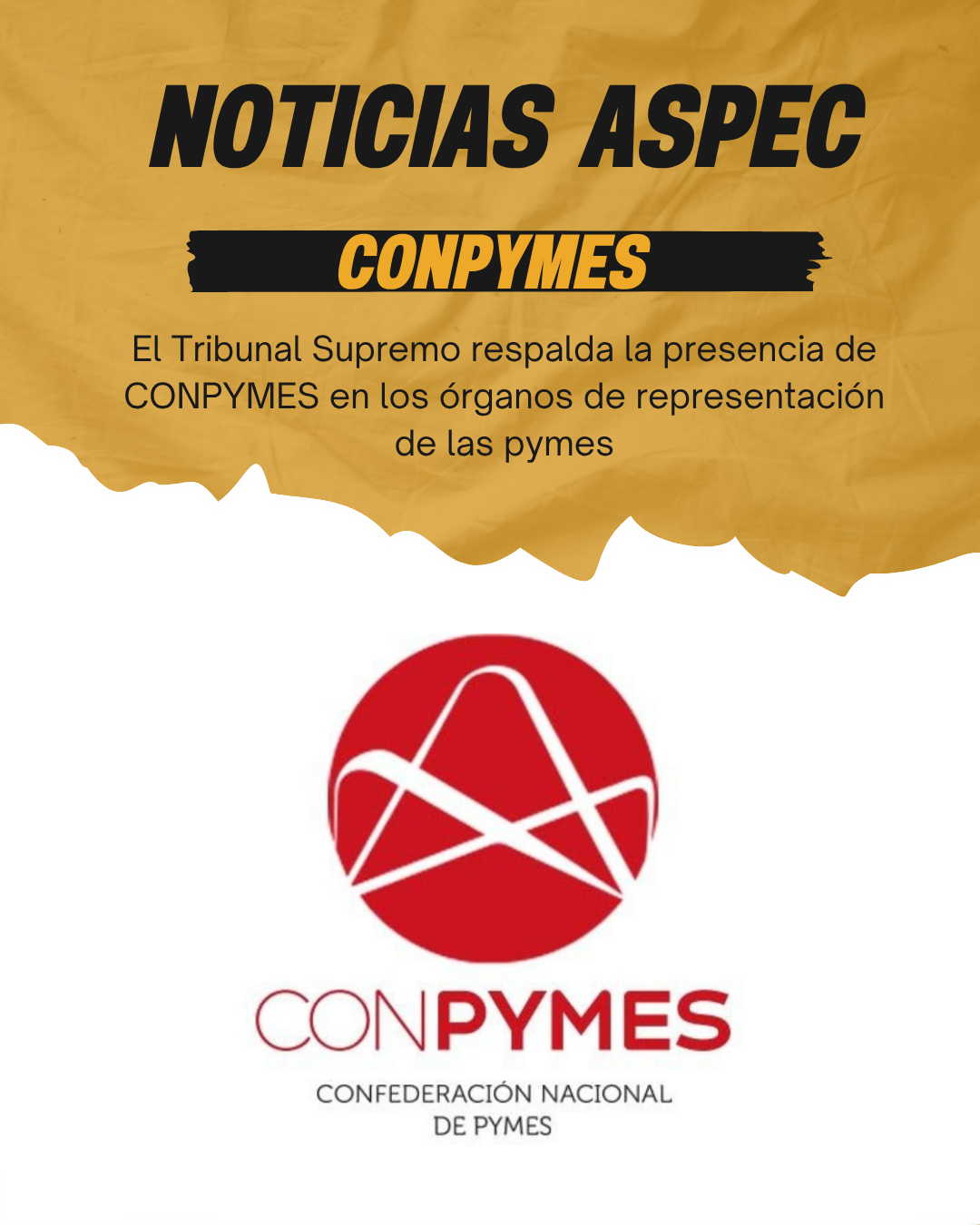 El Tribunal Supremo respalda la presencia de CONPYMES en los órganos de representación de las pymes