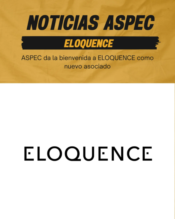 ASPEC da la bienvenida a ELOQUENCE como nuevo asociado